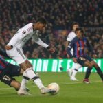 Barcelona 2-2 Manchester United: Marcus Rashford ‘on fire’ to equal most prolific season